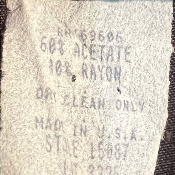 Vintage Star City Clothing Company Maxi Rayon Skirt Made in the USA - Picture 5 of 5